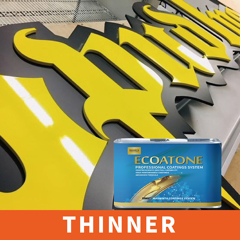 Paint thinner for sign paint